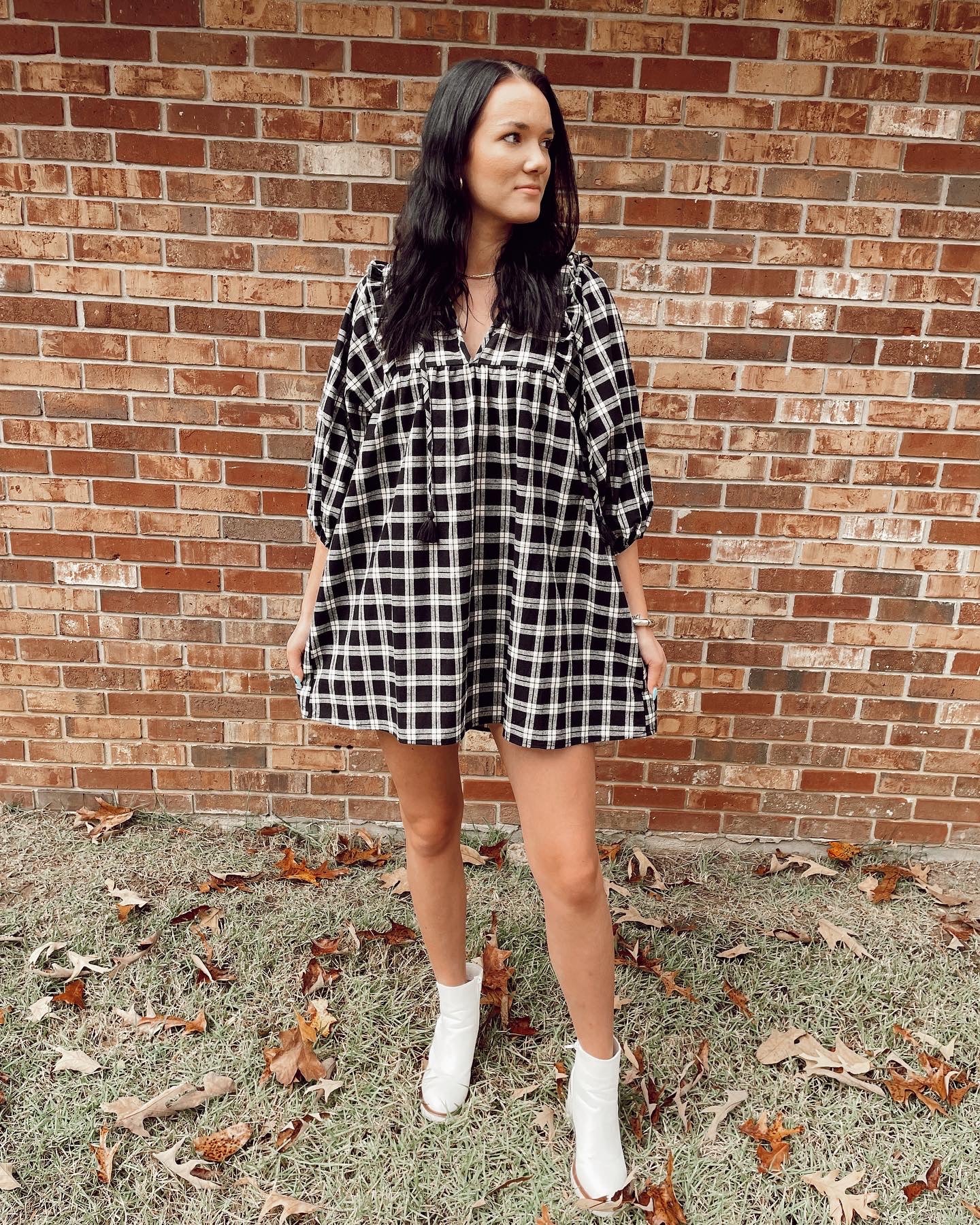 Luna plaid dress