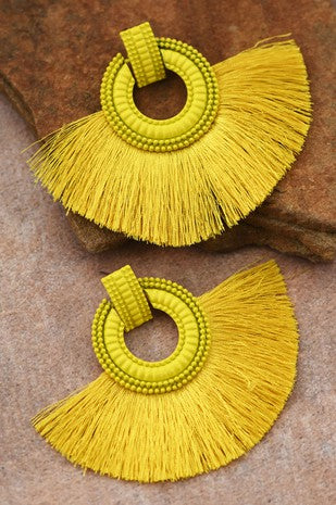 Canary Boho Earrings