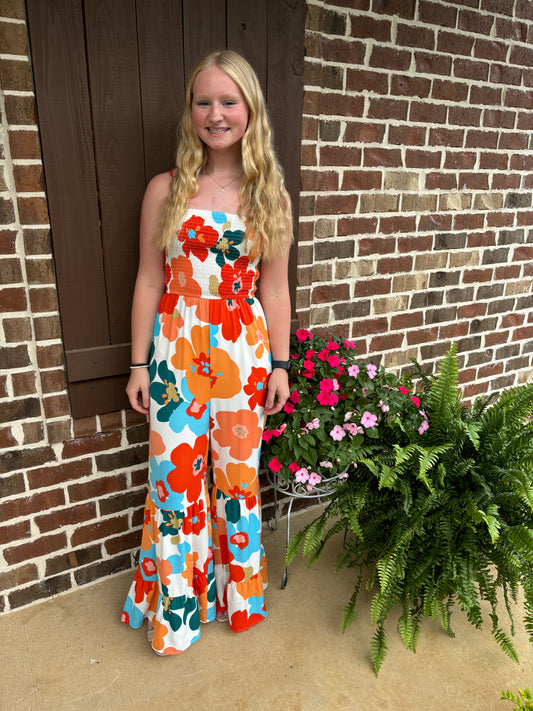 Sunshine Floral Jumpsuit