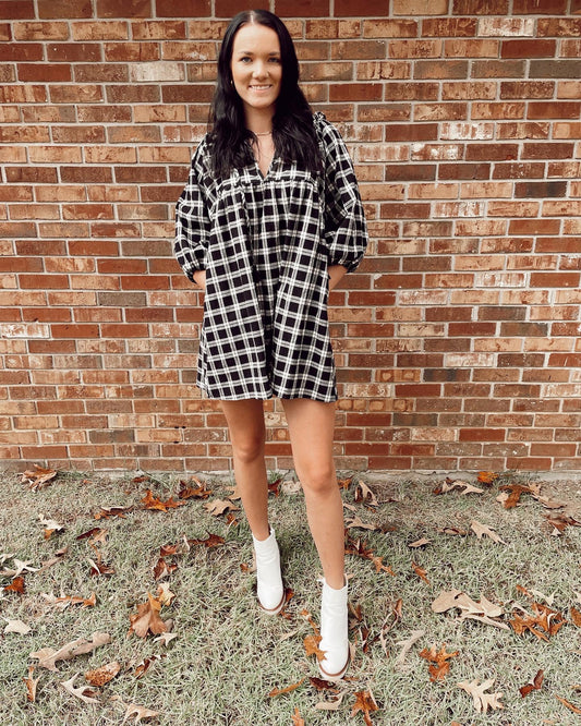 Luna plaid dress